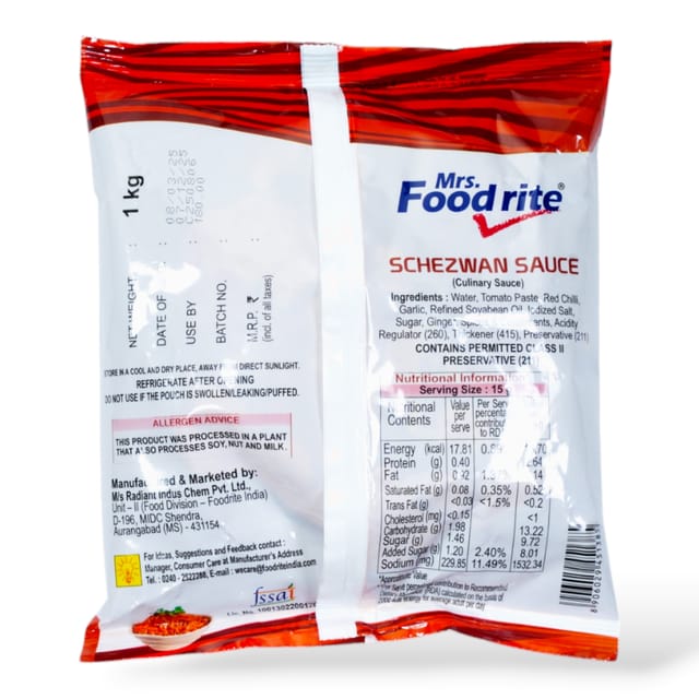MealTime - Schezwan Sauce, 1 KG 12 pcs