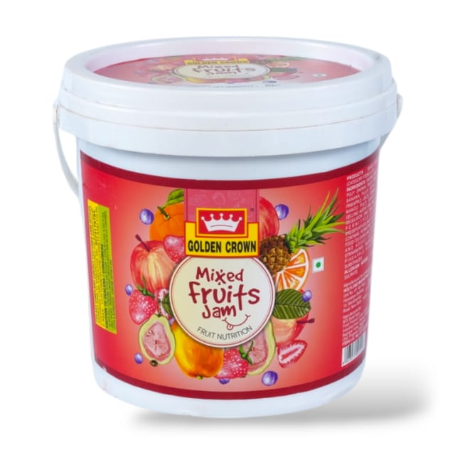 GoldenCrown - Mixed Fruit Jam (5 Kg Tub) 4 pcs