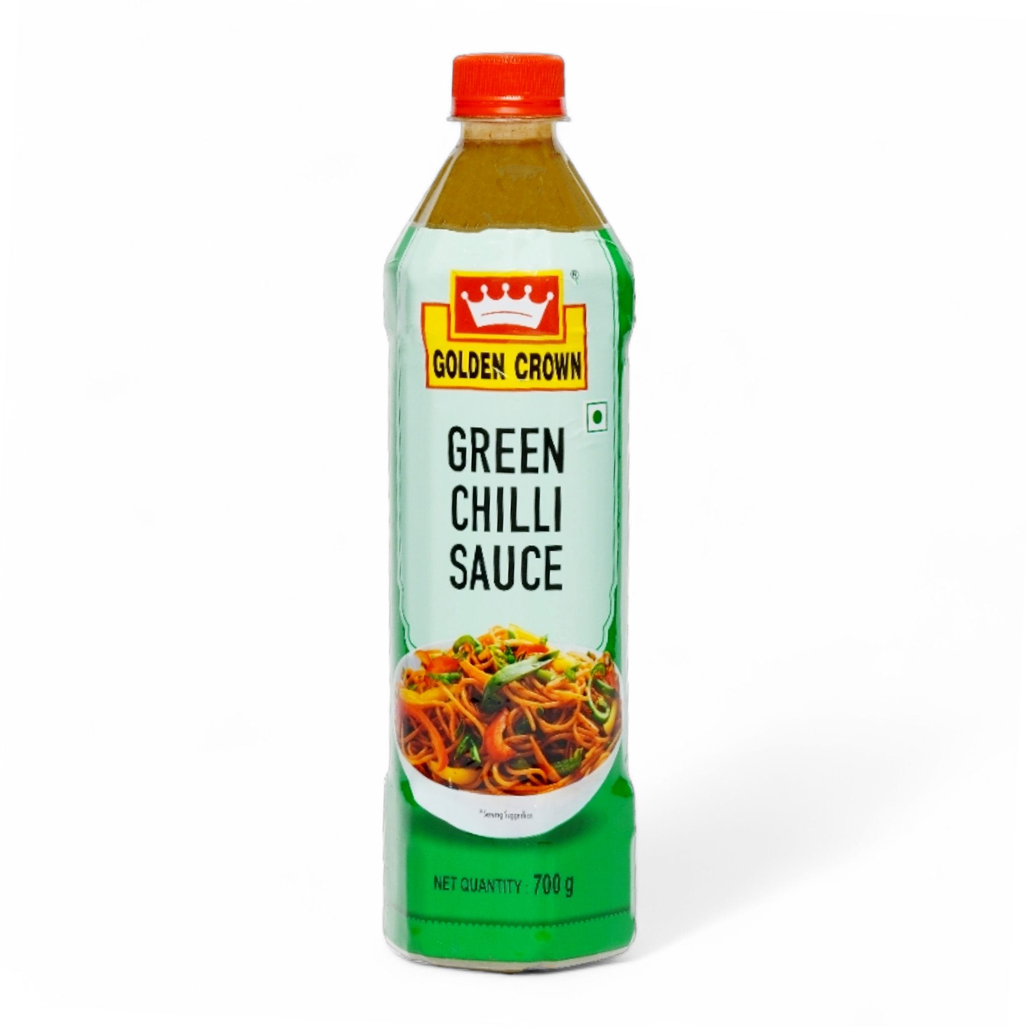 GoldenCrown - Green Chilli Sauce, 700 GM 24 pcs