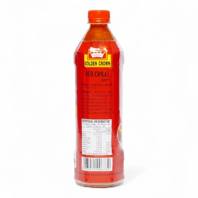 GoldenCrown - Red Chilli Sauce, 700 GM 24 pcs