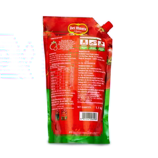 Delmonte - Tomato Ketchup, 1.1 KG 12 pcs