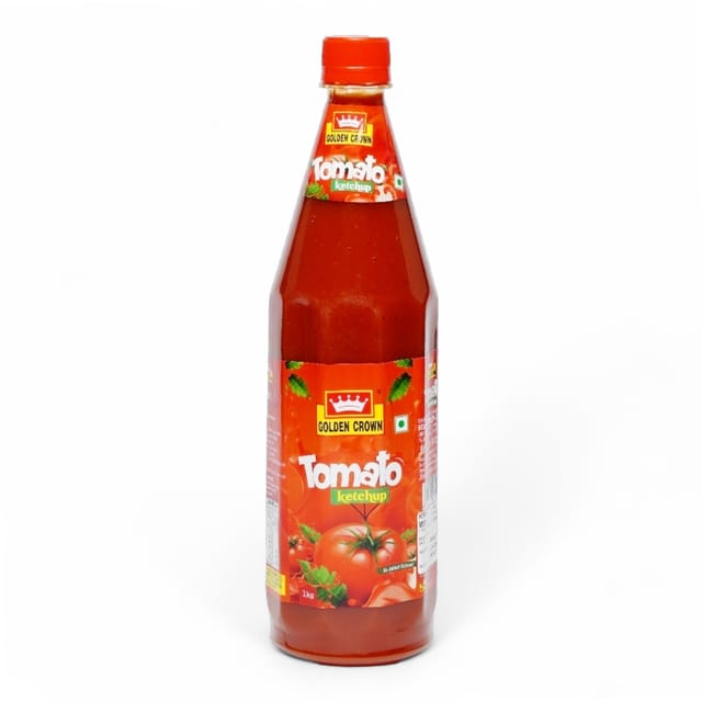 GoldenCrown - Tomato Ketchup (PET Bottle), 1 KG 12 pcs